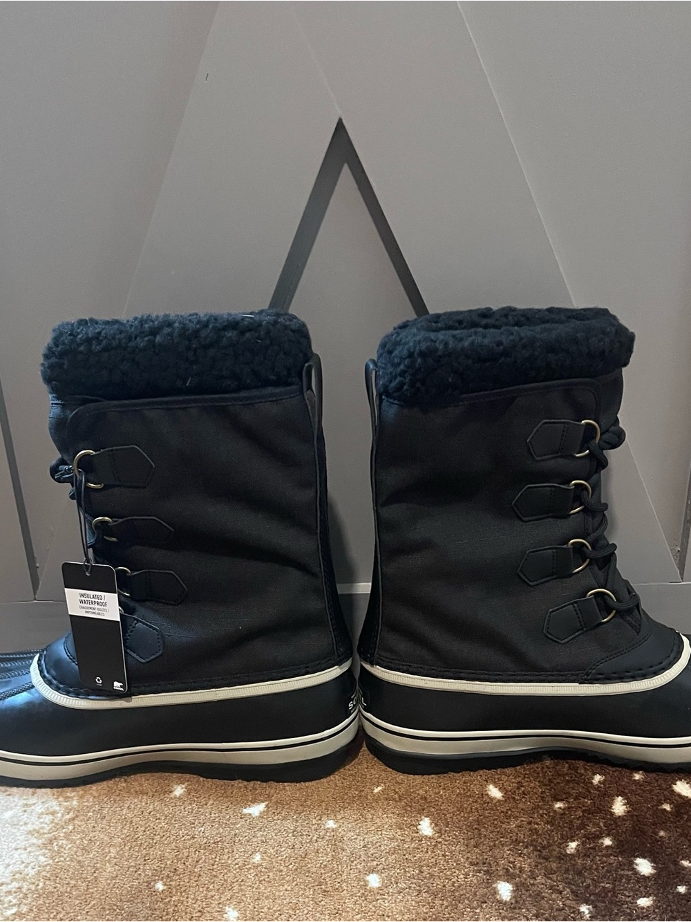 NWT SOREL Men’s 1964 PAC Nylon Waterproof Snow Boots Size 12